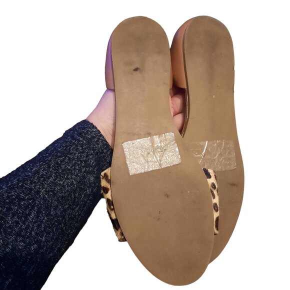 STEVE MADDEN LEOPARD Sidestep Sandal - Picture 6 of 8